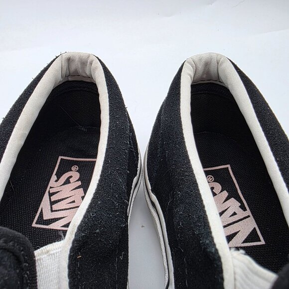 Vans Classic Slip On Embossed Womens Size 8.5 Black Casual Shoes Comfortable - Picture 9 of 13